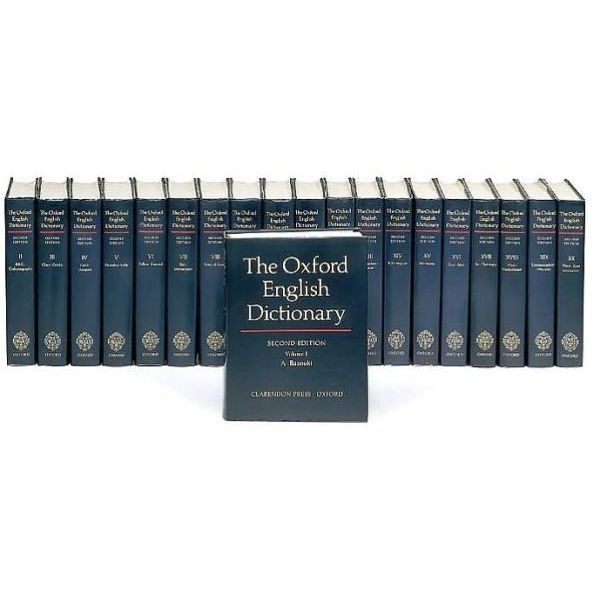 The Oxford English Dictionary (20 Volume Set) - 2nd Edition
